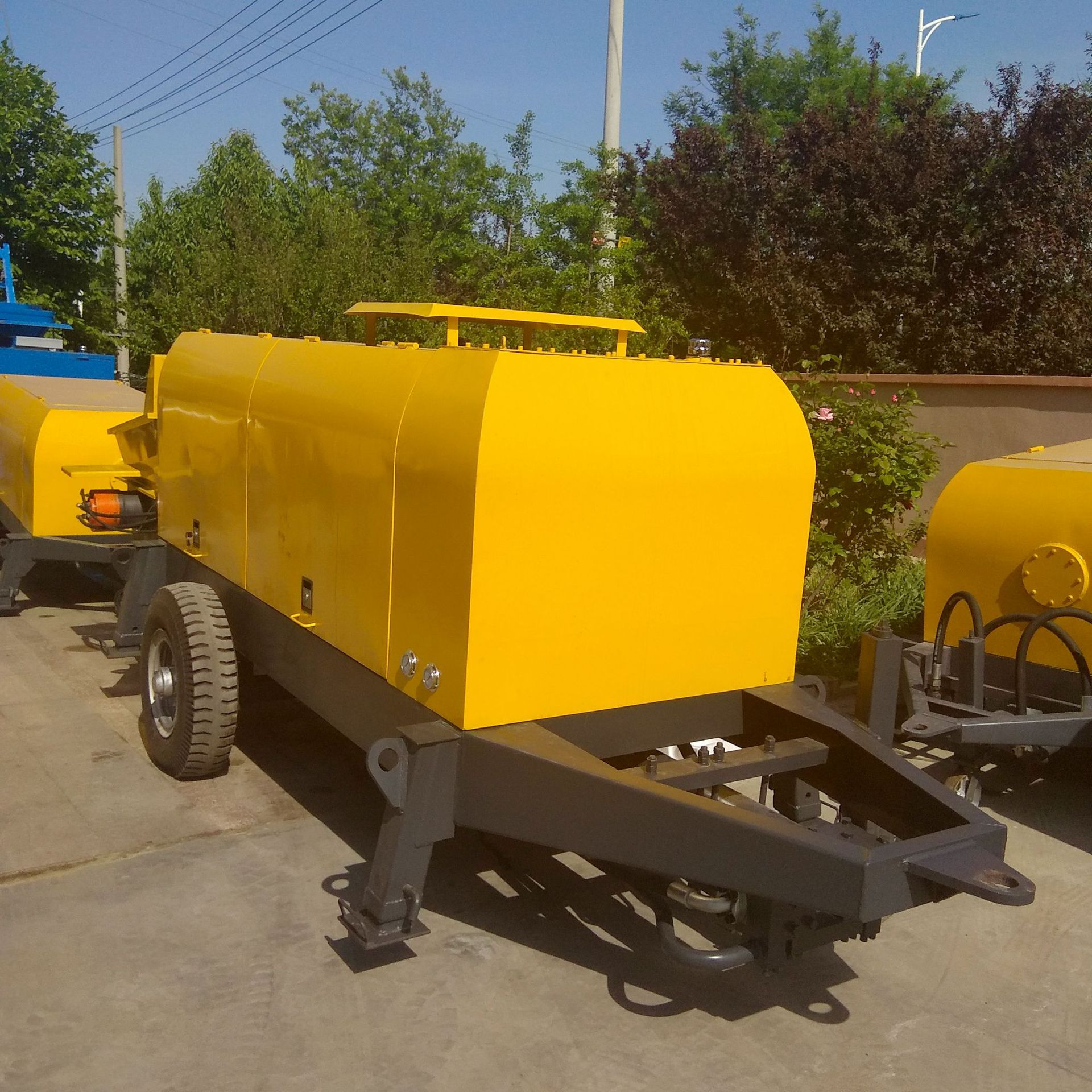 混凝土拖泵 混凝土泵 泵 拖着走混凝土输送泵 hbt60 拖泵