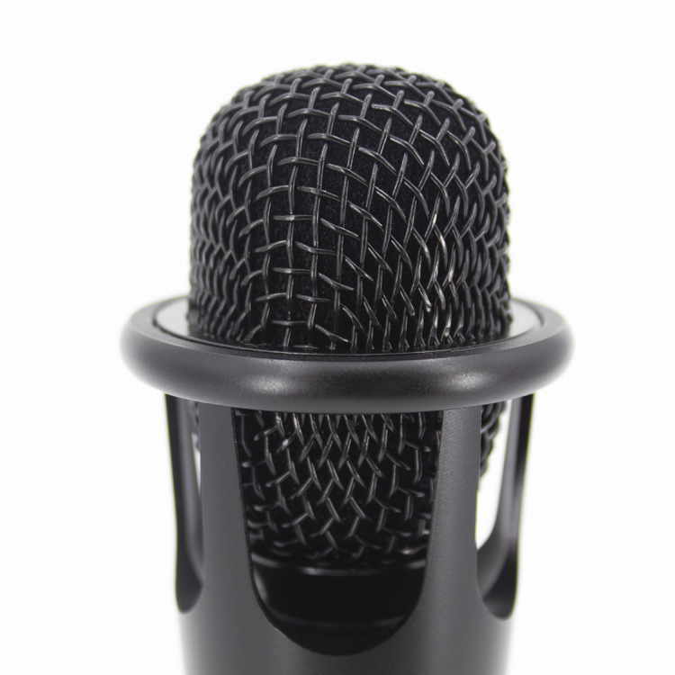 【曼卡斯】电容麦克风e300手持话筒 k歌主播直播录音设备声卡套装
