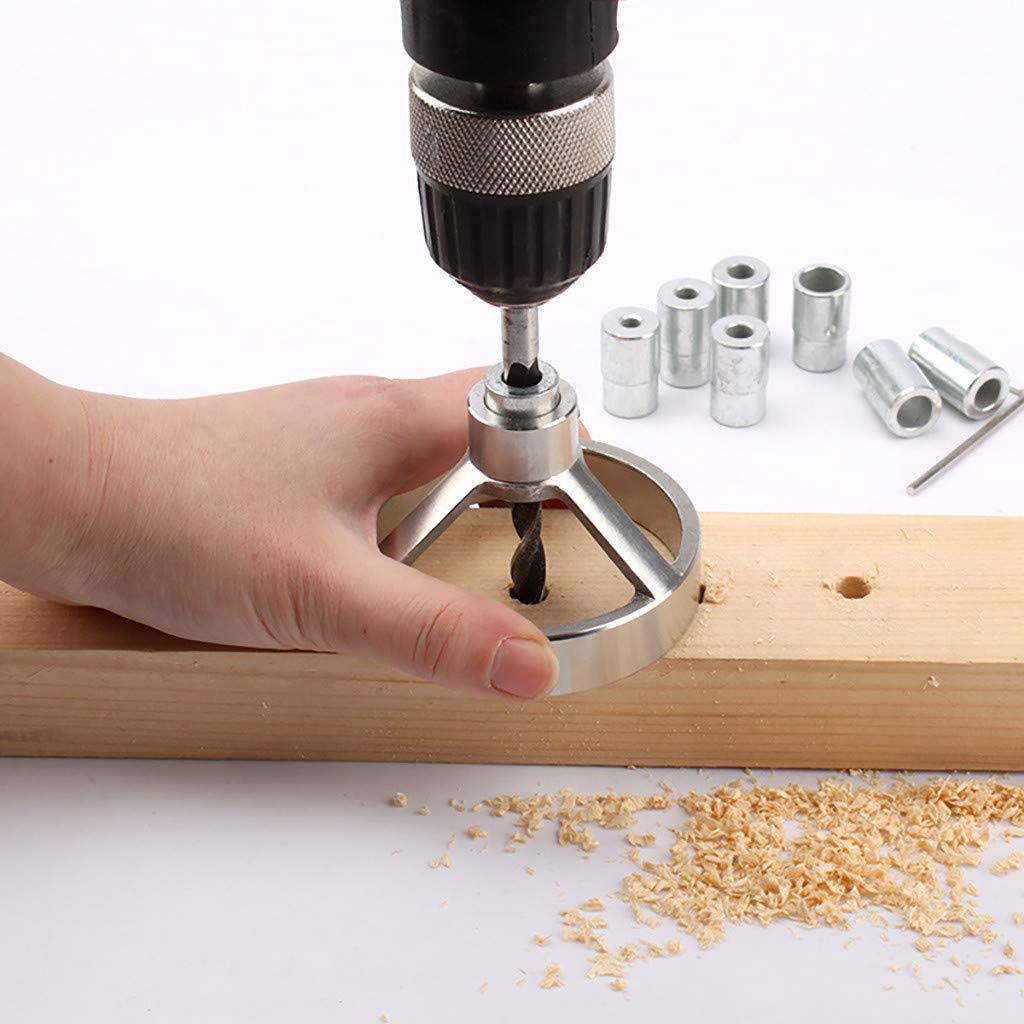 木工直孔钻孔定位器圆木销专用打孔夹具不锈钢打孔定位器