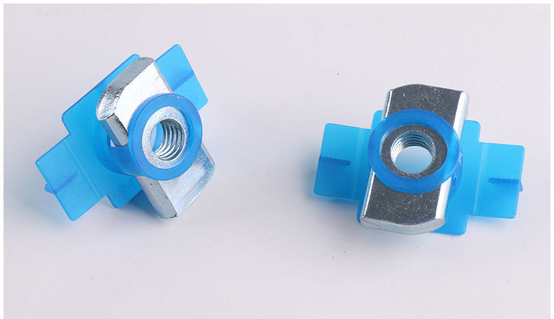 光伏支架配件塑翼螺母 太阳能铝合金光伏板配件支架 厂家定制