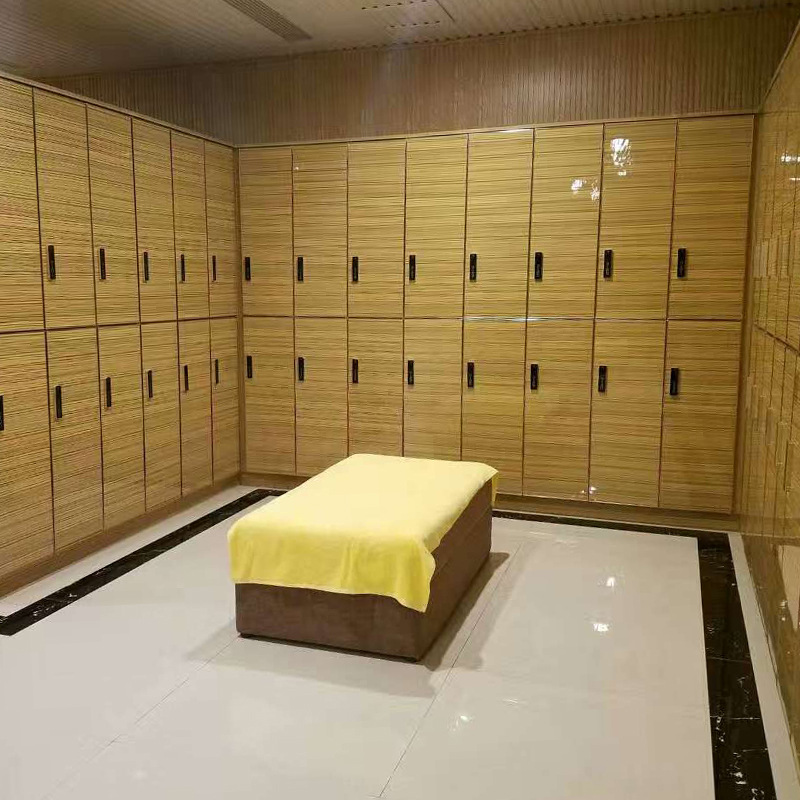 洗浴中心浴室浴场澡堂健身房桑拿员工宿舍瑜伽温泉会所木质更衣柜