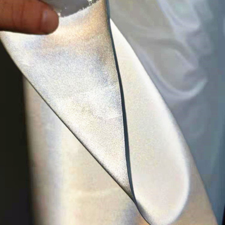 双面反光弹力布 规格 幅宽137米*50m/卷,可分切 颜色 银灰色/银白色
