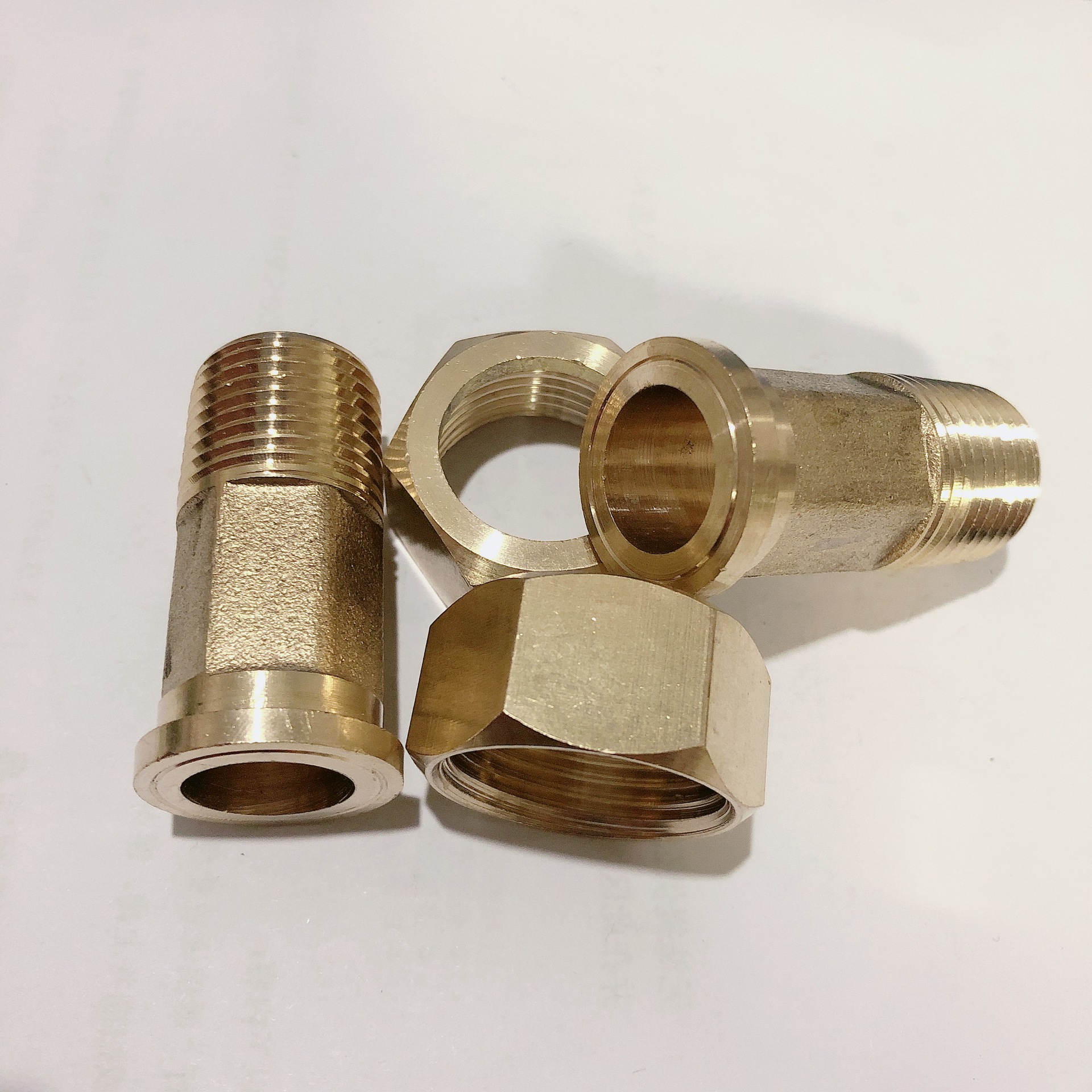 浙楠 全铜4分水表接头 铜管扩口接头 增压泵/水管配件