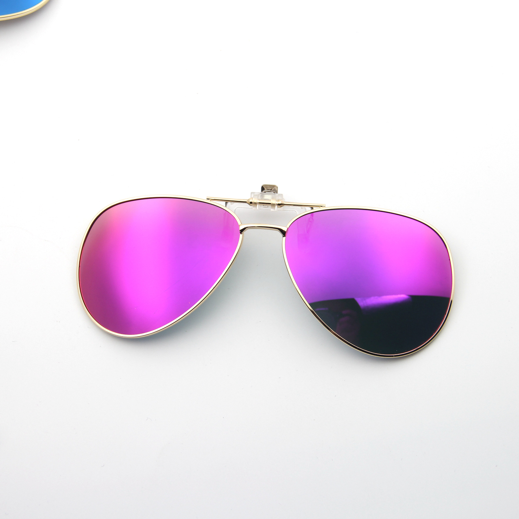 新款近视太阳镜夹片式蛤蟆款可翻式男女司机开车偏光墨镜夹片