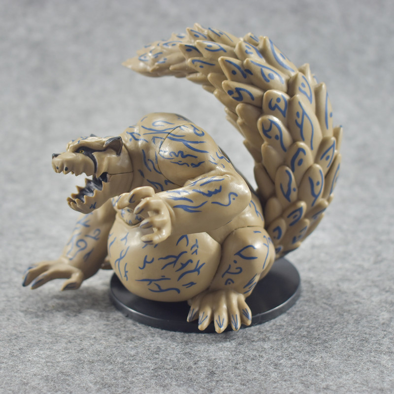 火影忍者18代2款 尾兽 一尾守鹤 九尾狐 袋装手办模型公仔