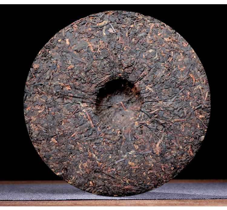 2019年云南勐海茶树王普洱茶熟茶勐海原味七子饼茶易武布朗茶357g