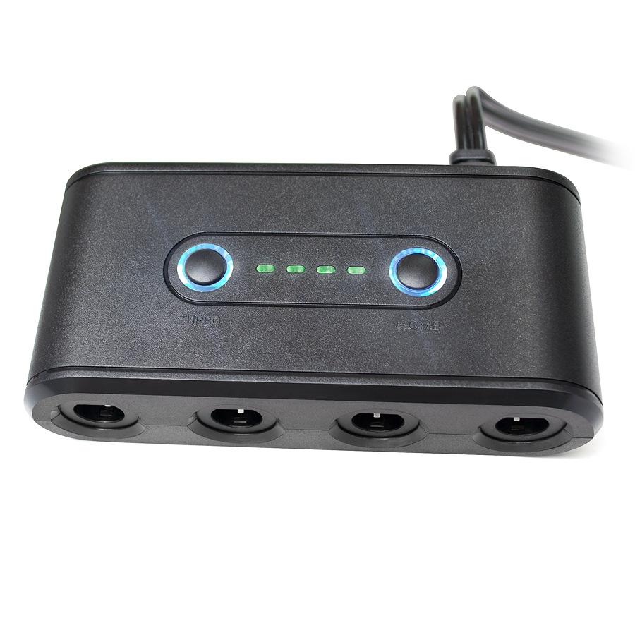 gc手柄转switch转换器三合一gcwiiupcswitch转换器ngc转换盒