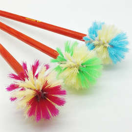 m056b木柄圆马桶刷子 10厕所刷子 卫生间清洁  小商品日用 厂家