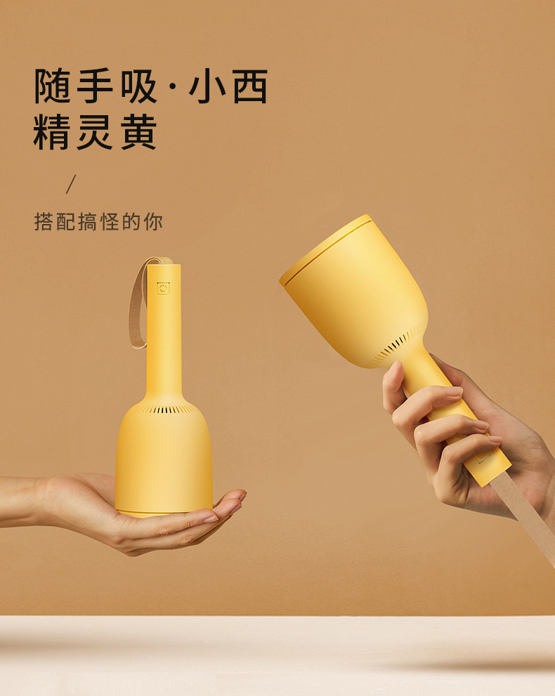 小西迷你桌面吸尘器家用除尘清洁机电脑键盘除灰器便携自动充电款