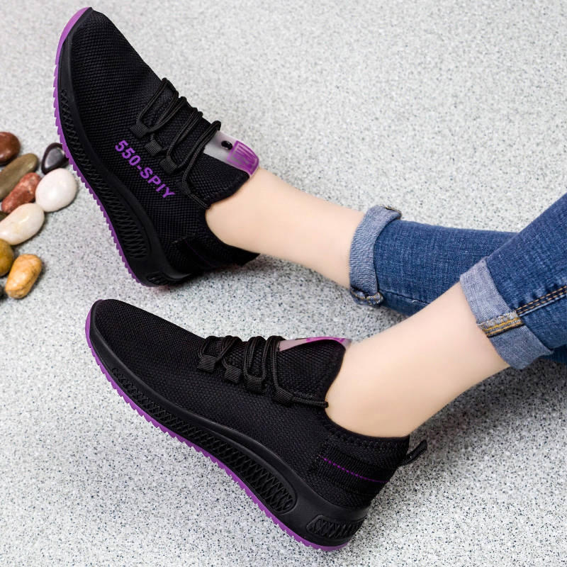 Spring and Summer New Old Beijing Women's Shoes Running Sneaker Soft Bottom Stall Casual Shoes Flat Bottom Pumps Foreign Trade Women's Shoes Generation Hair