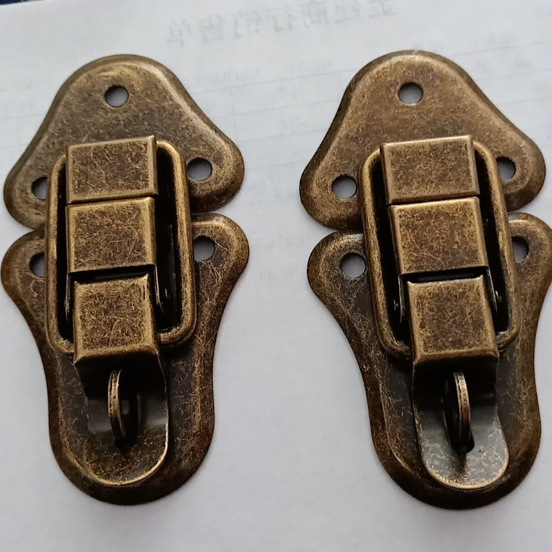 金属镀铬门锁扣 仿古包锁扣 门窗五金配件保险栓搭扣防盗门锁扣