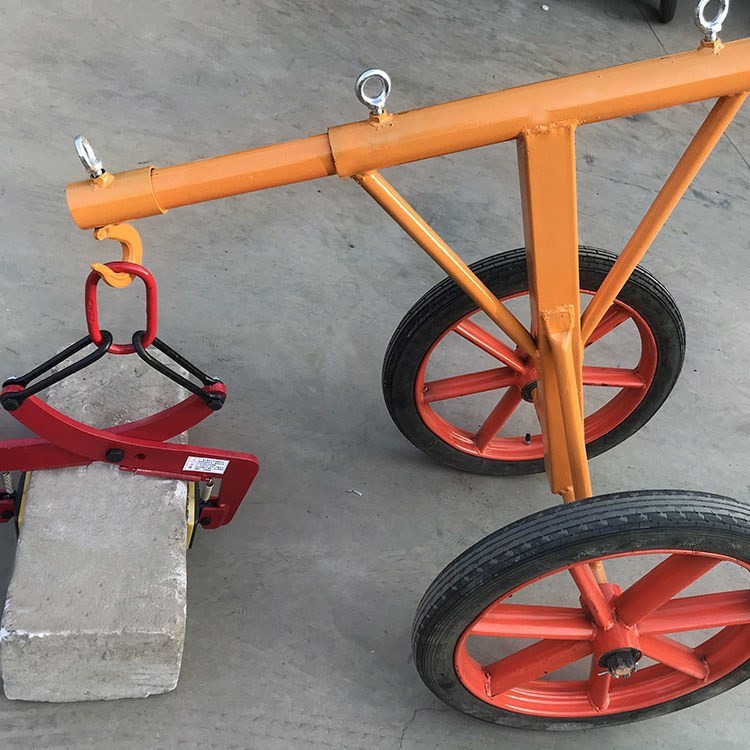 路沿石夹路牙石工具大理石夹石板夹路边石搬运路沿石石头夹子推车