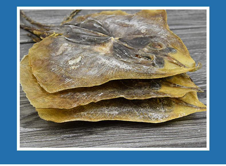 皮鱼干老板鱼干劳板鱼展销会黄夫瑶夫魔鬼鱼干500克g琵琶鱼