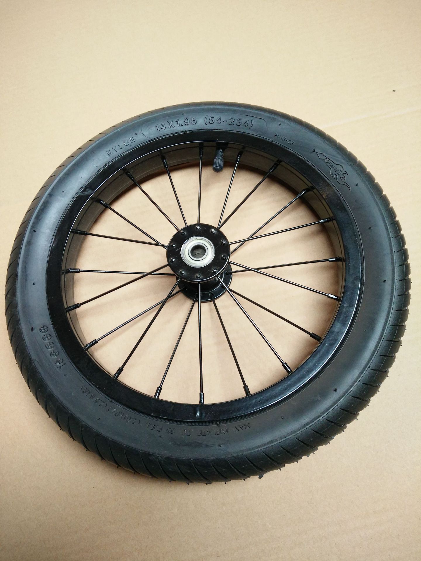 95铝合金辐条轮 辐条钢圈轮 四轮手推车轮充气轮-阿里巴巴