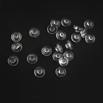 厂家供应pvc塑料鼻托 眼镜托叶 圆形卡式鼻托叶 眼镜配件批发