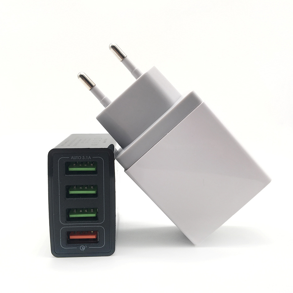0快速充电器5v/9v/12v充电头私模 多口四usb欧标美规6.