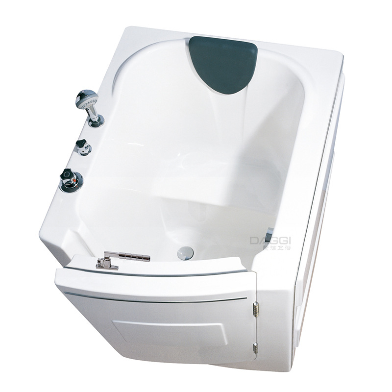 厂家直发亚克力步入式一体防滑开门淋浴坐位无障碍按摩老人浴缸