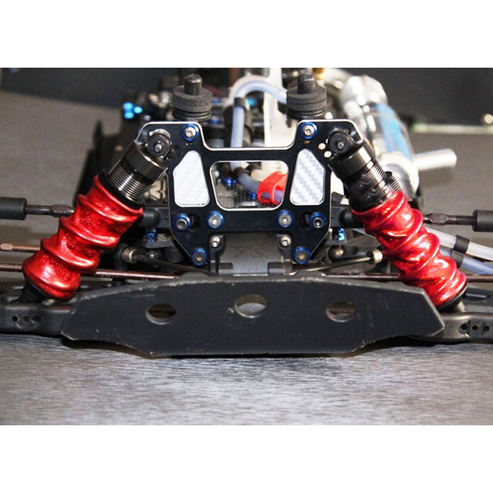 遥控车避震套 1/8车越野车 1/8短卡通用避震器弹簧防尘套 四个装