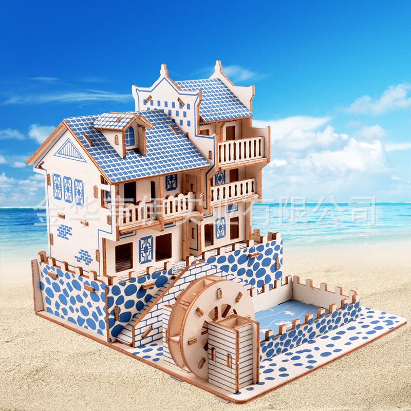 孔雀3d模型立体拼图钢魔兽3d立体金属模型机械组装成年手工不锈钢拼装