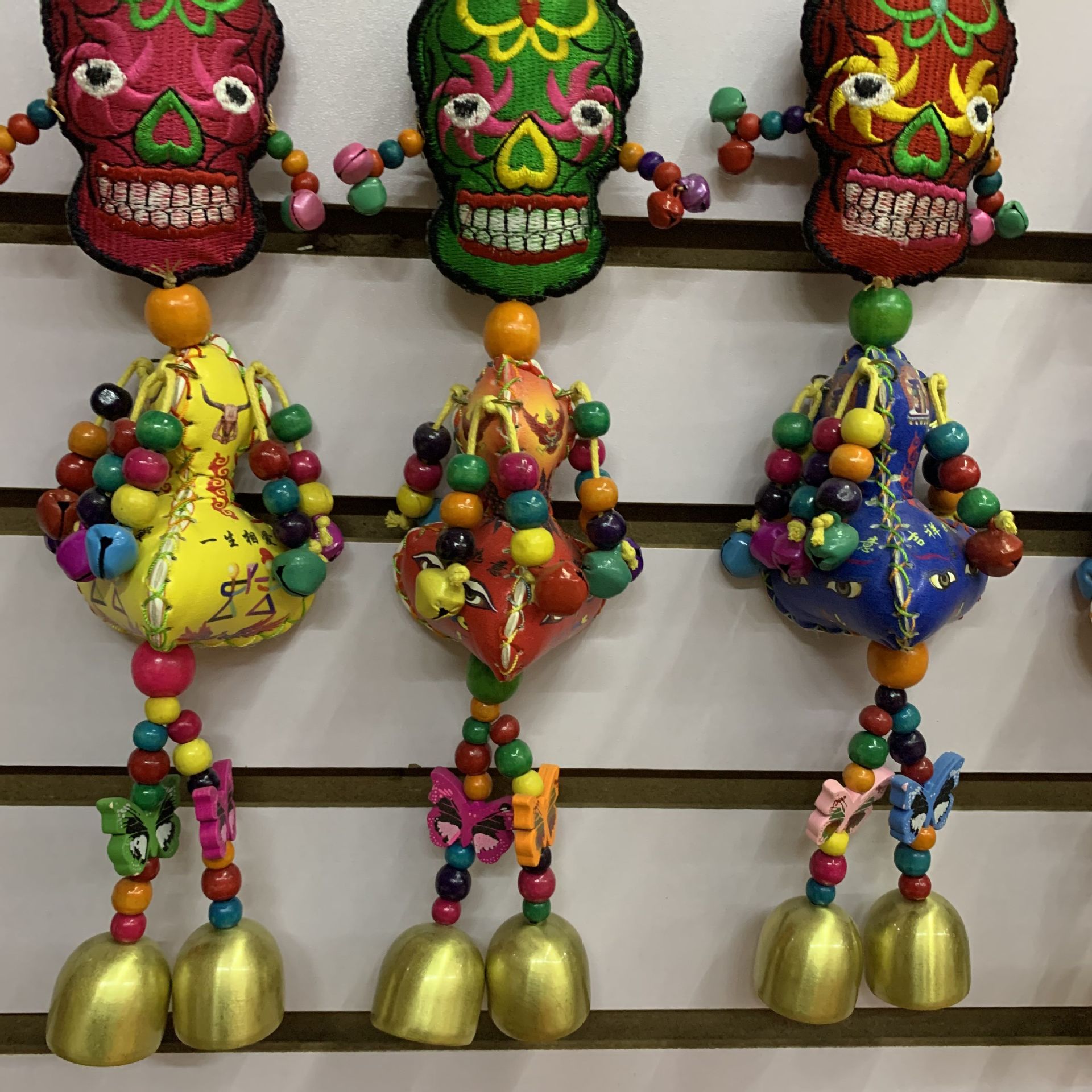 云南民族特色手工艺品东巴小人系列 布艺小丑葫芦人