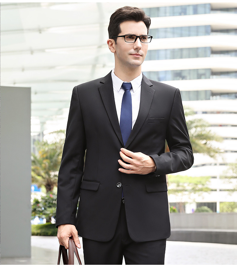 西服套装男士三件套职业正装小西装男外套商务休闲男女工作服工装