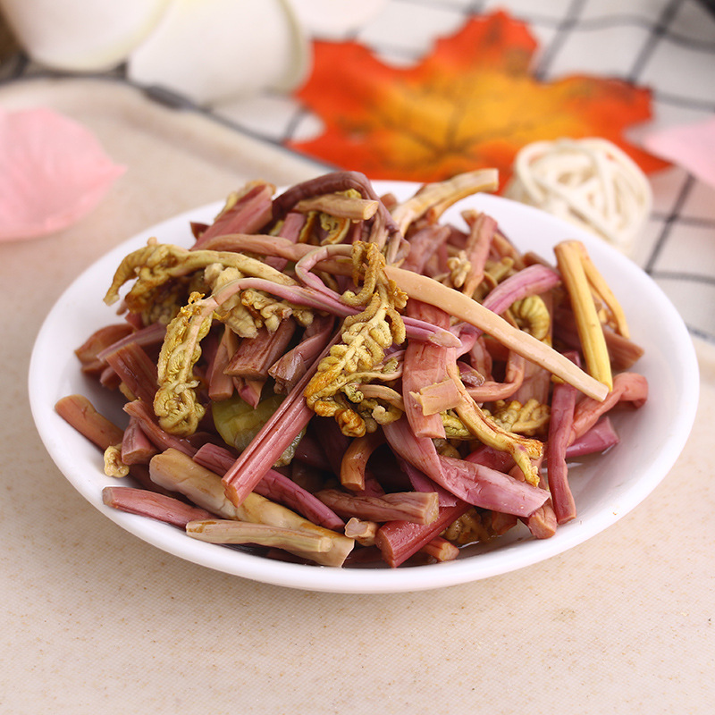 蕨菜泡椒野菜 四川特色酱腌菜200g小包装乡村野菜厂家直销泡蕨菜