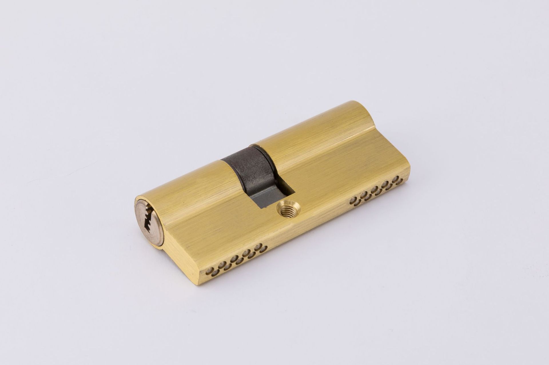 耐奢纯铜家用大门叶片锁芯厂家 通用形c级防撬 超b级防盗门锁芯