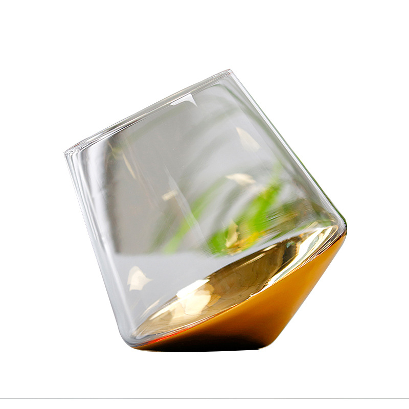 Crystal Glass Cup Juice Cup Household Whiskey Shake Cup Shot Glass Milk Cup