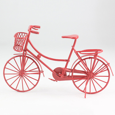 铁丝工艺品摆件自行车造型创意设计时尚朋克风家居装饰摆件
