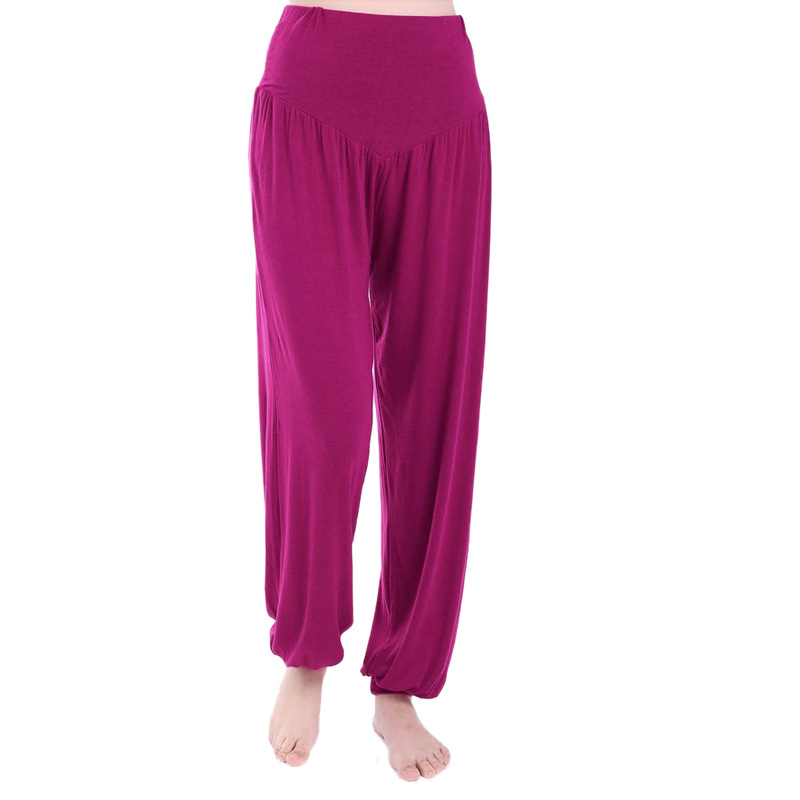 特价精品莫代尔瑜珈裤收口灯笼裤舞蹈裤太极裤运动服瑜伽服女-1件