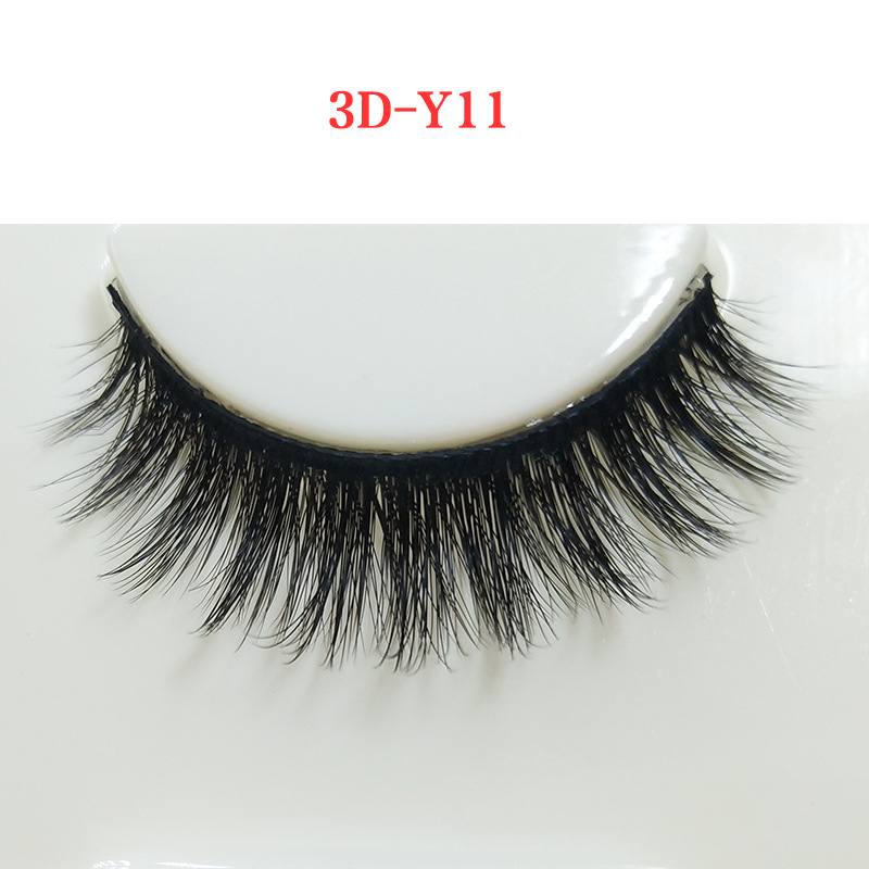 3D False Eyelashes Factory in Stock Wholesale Eyelash Foreign Trade Manual Simulation Eyelashes Various Styles