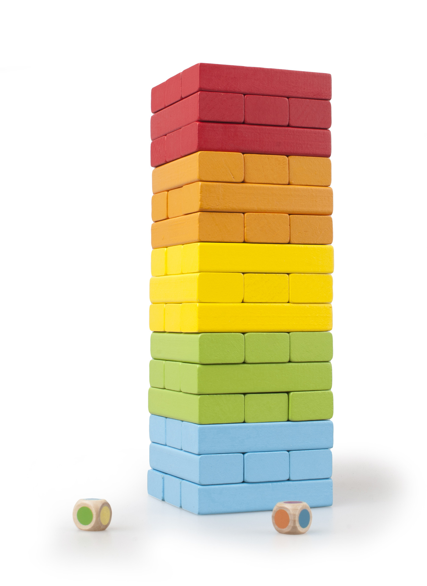 儿童数字彩色叠叠乐益智积木玩具亲子互动抽抽乐层层叠成人叠叠高