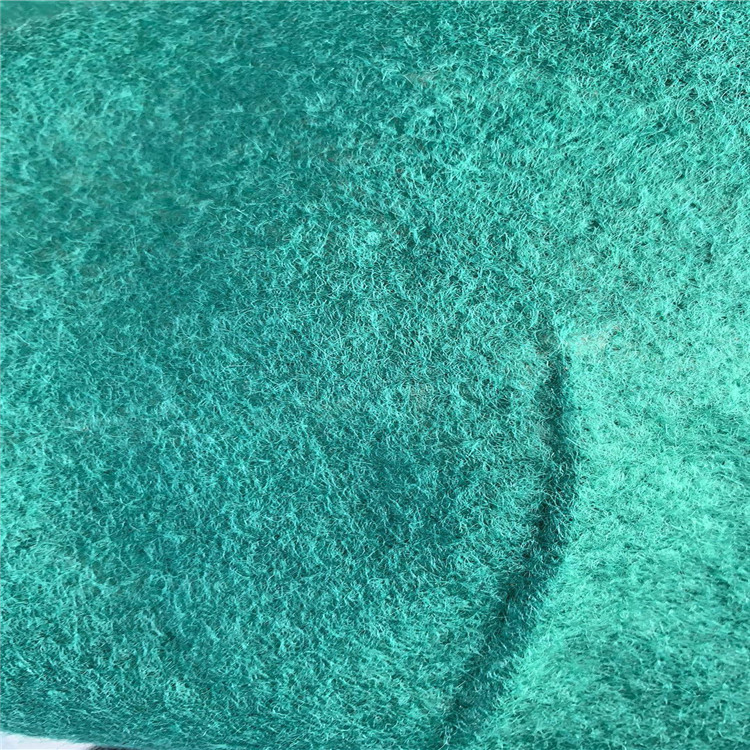 草绿色土工布150g 防尘土工布防尘布绿色苔布无纺布大量供应