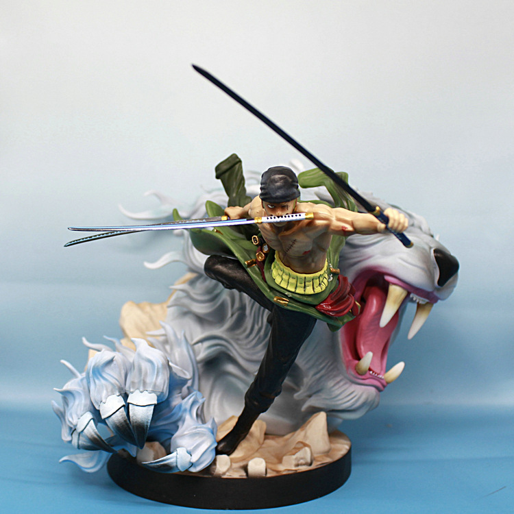 海贼 极虎狩 gk 索隆 罗罗诺亚 佐罗 三刀流 盒装手办模型摆件