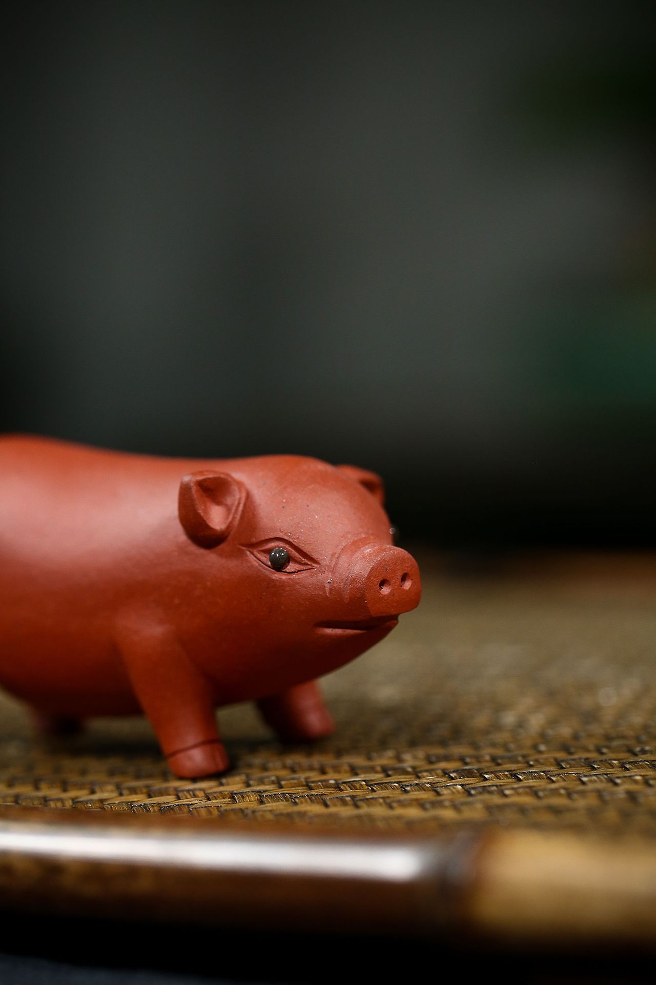 批发宜兴紫砂工艺品 原矿紫砂猪福茶宠雕塑摆件网店代理一件代发