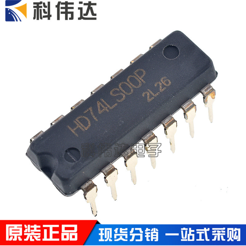 74ls00芯片全新原装进口hd74ls00p直插dip14sn74ls00n