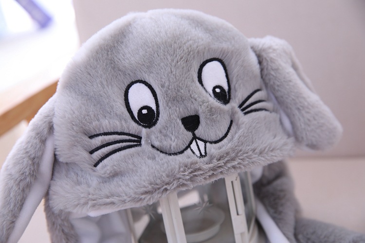 抖音玩具一捏耳朵会动的老鼠头套帽子礼物拍照写真道具气囊帽子