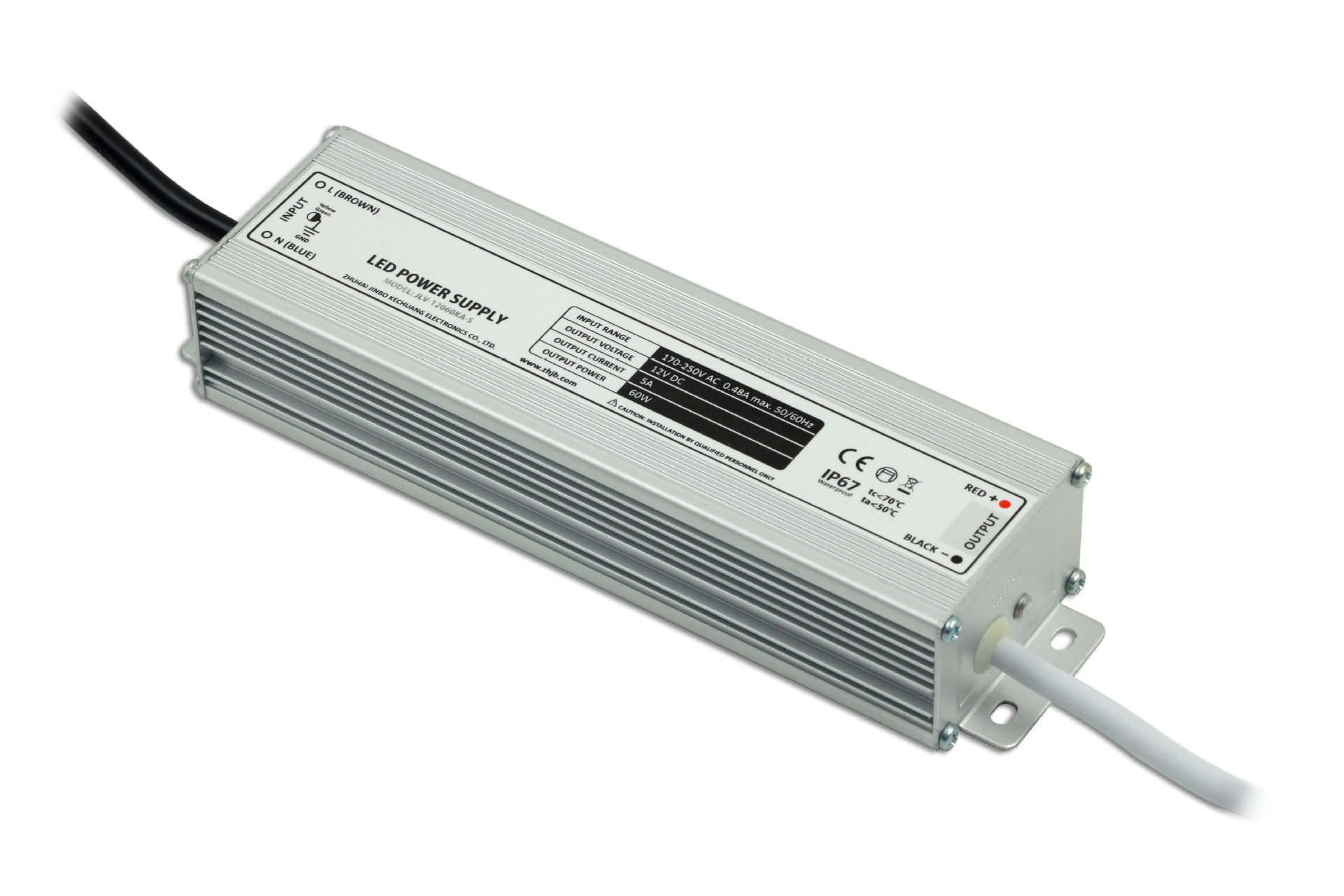 ip67户外亮化大功率led开关电源220v转12v60w100瓦户外灯具变压器