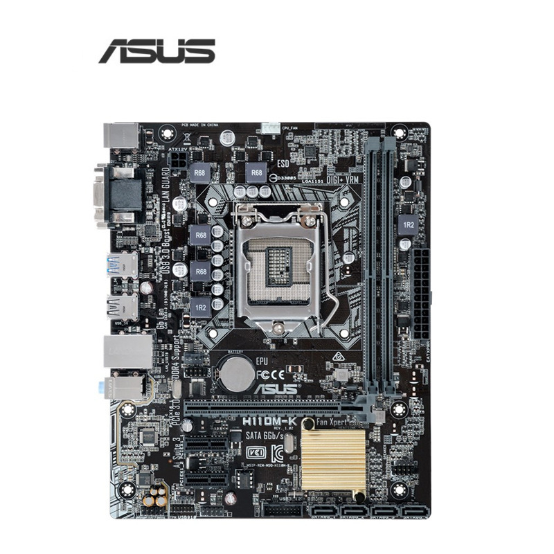 asus/华硕 prime h310m-k 电竞游戏台式机电脑主板 h110主板ddr4