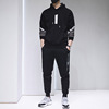 2020 Spring new pattern Reflective printing Hooded Socket motion Sweater suit Pencil Pants personality Self cultivation 2020 Spring new pattern Reflective printing Hooded Socket motion Sweater suit Pencil Pants personality Self cultivation