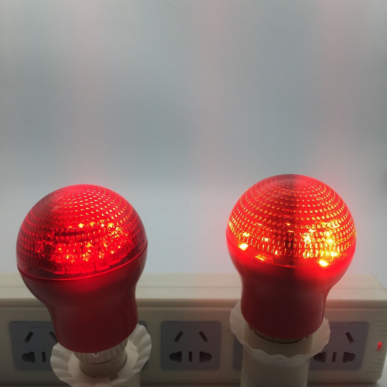 天公喜庆灯龙珠泡3w红色大灯泡球泡e27红光灯泡神台供神灯泡