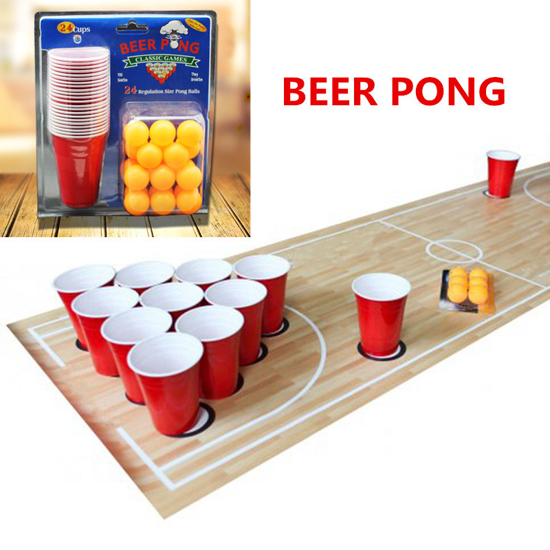 beer pong classic games 乒乓酒杯游戏投掷喝酒道具欧美热销