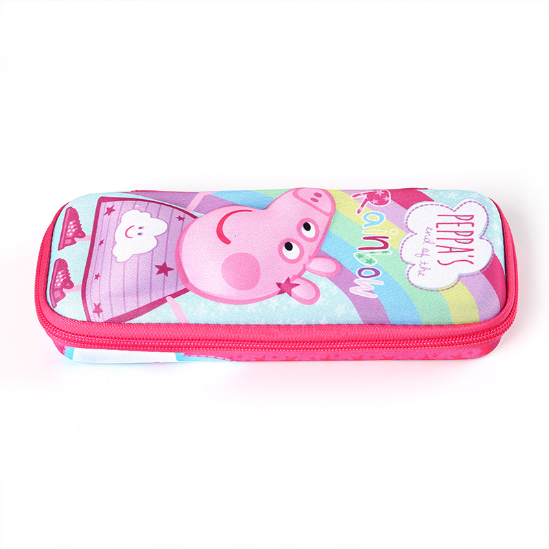 新款小清新小猪eva文具铅笔盒 卡通eva学生男女儿童笔盒加工定制