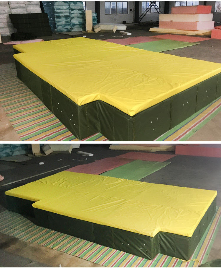 跳高训练器材加厚安全学校标准跳高垫pu海绵垫跳高海绵垫厂家定制