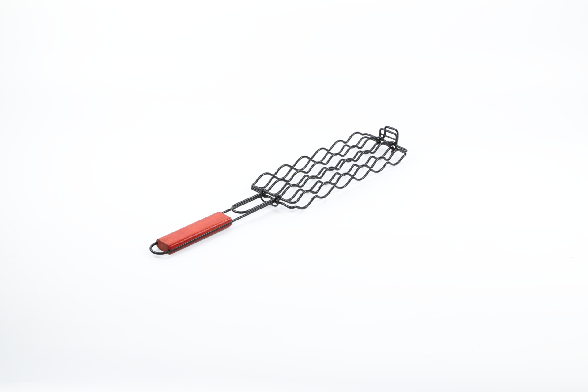 bbq户外烧烤工具烧烤用具出口外贸香肠夹黑色