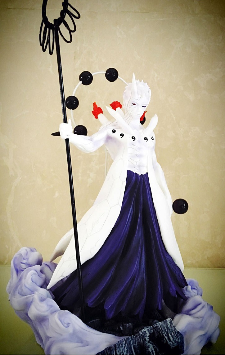 动漫周边火影忍者宇智波带土十尾人柱力六道仙人带土盒装手办模型