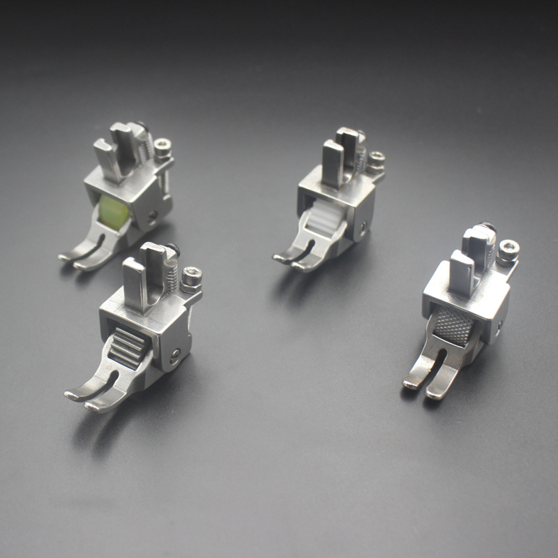 平车厚料滚轮压脚 皮衣皮革 平缝车轮子压脚可调压力平车厚料压脚