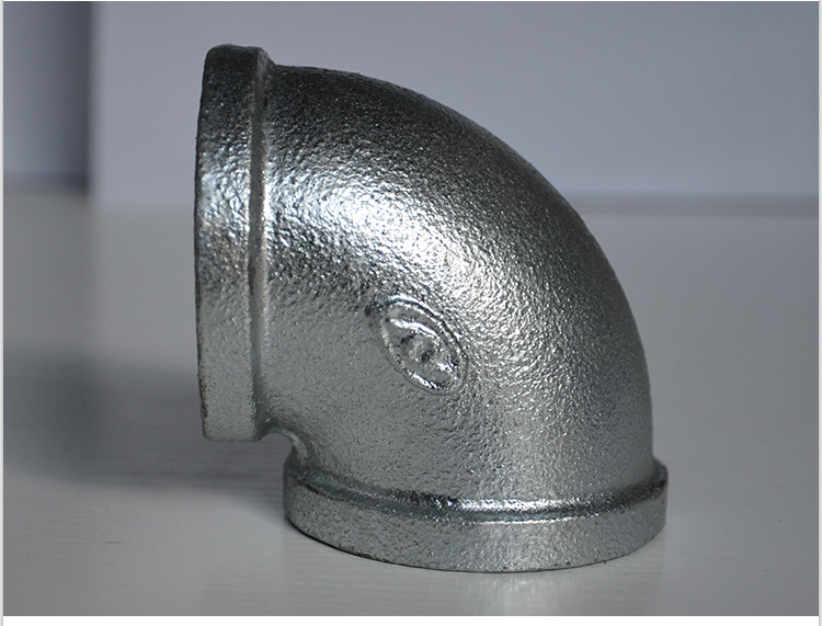 玛钢65弯头 消防用丝扣弯头 水暖管件产地货源 镀锌90度弯头