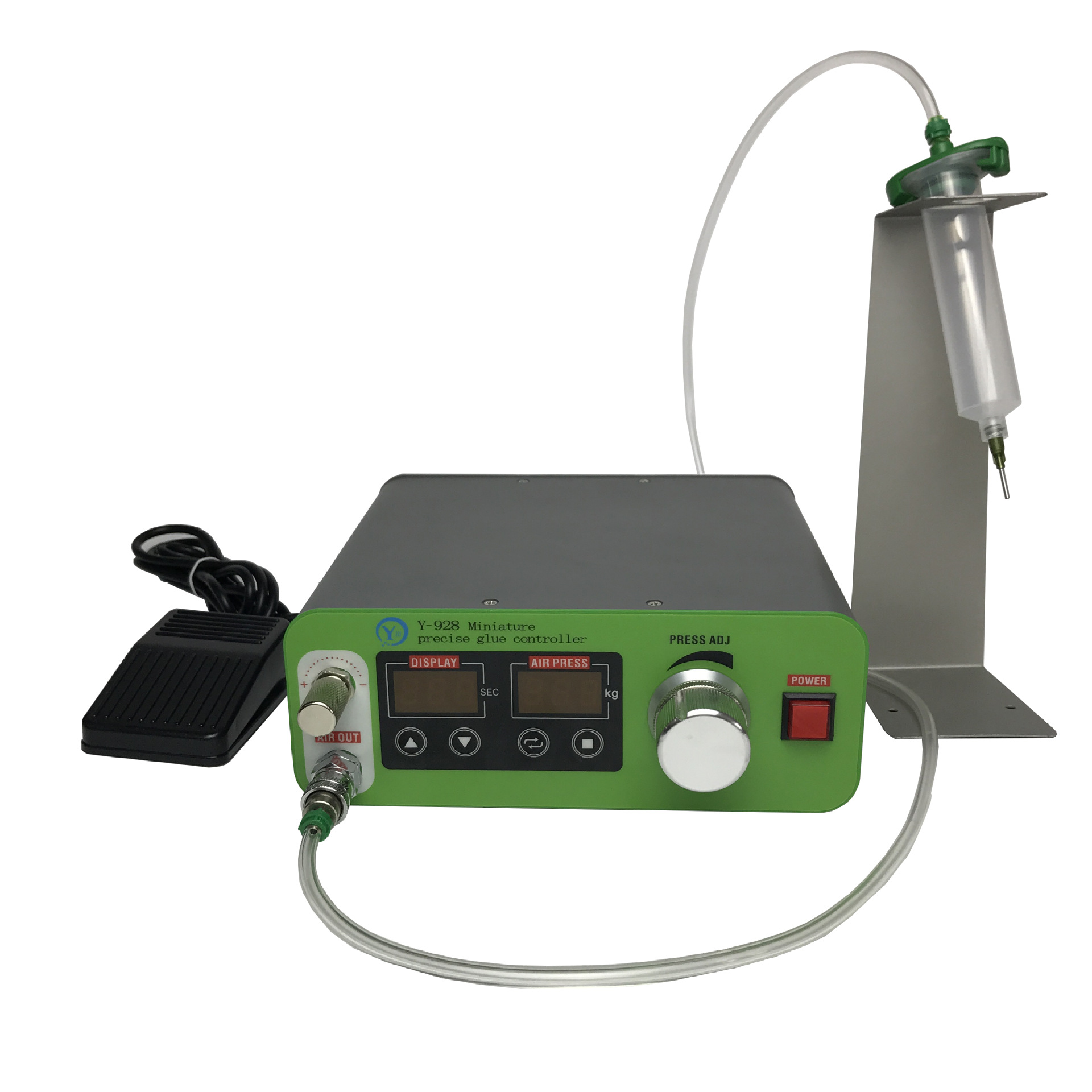 厂家推荐数显高精密点胶机手动点胶机控制器y928点胶控制器