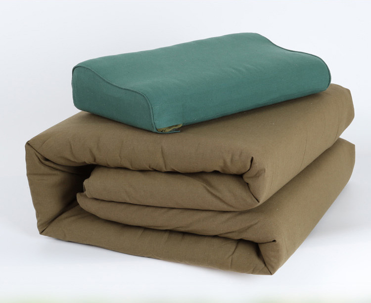 内务定型军被正品标兵成型棉军被子豆腐块模型帆布军训叠军被神器